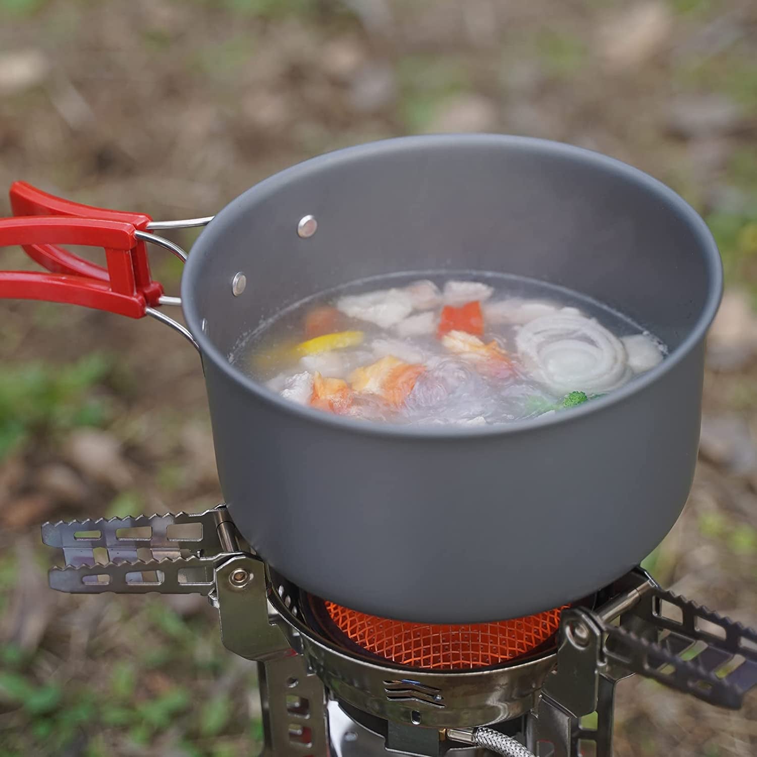  6-piece Lightweight Backpacking , Outdoor Cook Gear for Family Hiking!