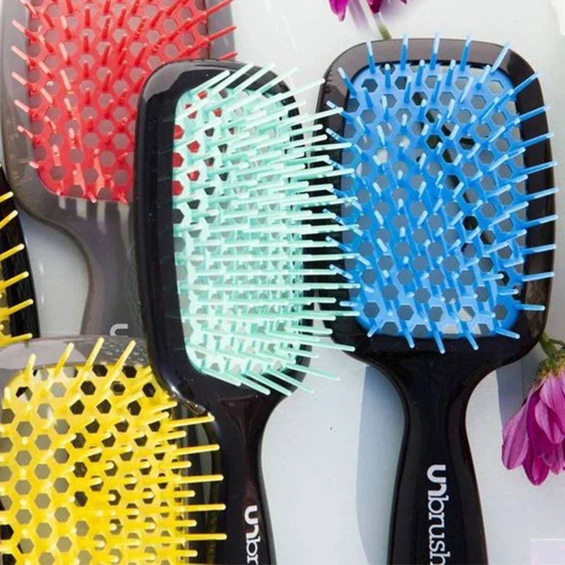 Original Fhi Heat Unbrush Hair Hollow Comb Ventilation Massage Comb Hollowing Out Hairbrush Untangle Unknot Undo Hair Care