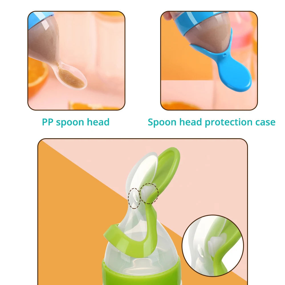 Safe Useful Silicone Baby Bottle