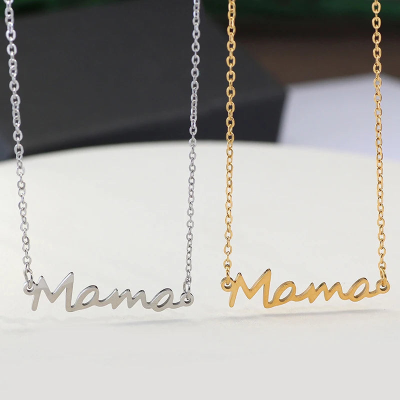 Mama Titanium Necklace: Luxury Gift Box Set