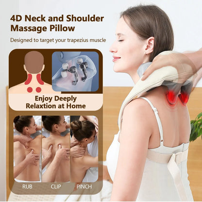 Wireless Neck & Shoulder Shiatsu Massager