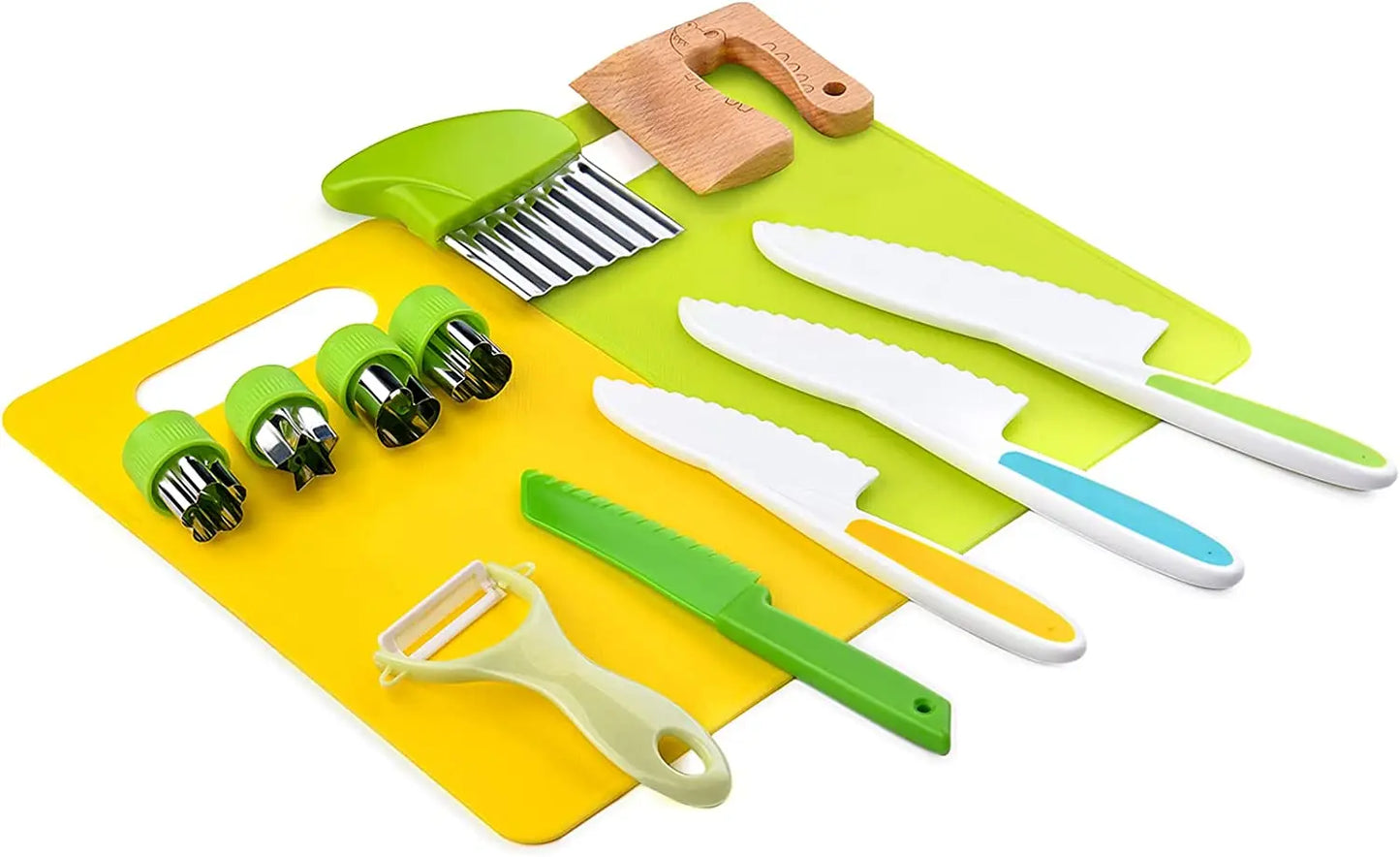 3-Piece Toddler Kitchen Set with Real Cooking Tools