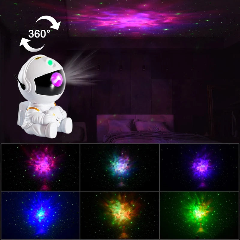 Galaxy Star Astronaut LED Projector