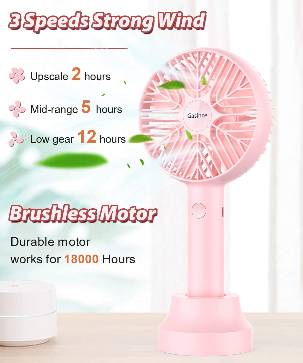 Handheld Mini Fan! Rechargeable and portable